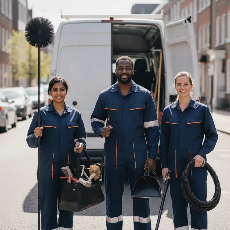 Chimney Sweep team in Dunfermline